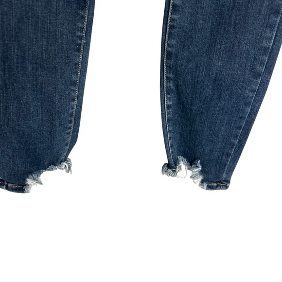 Paige Verdugo Ankle Cropped Raw Step Hem Jeans Sz 25 - Picture 3 of 15